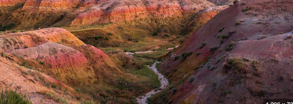 landscape view in South Dakota