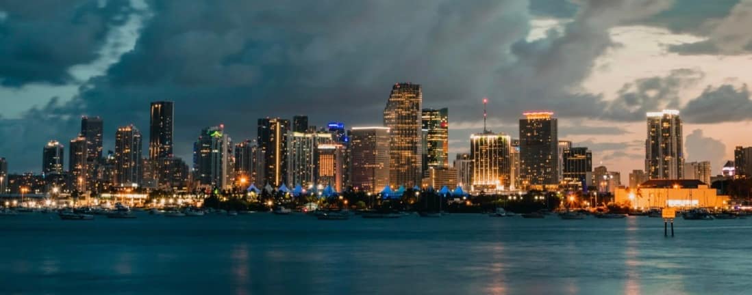 Florida coastal cityscape