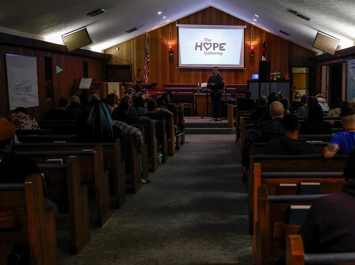 image from inside a recovery center
