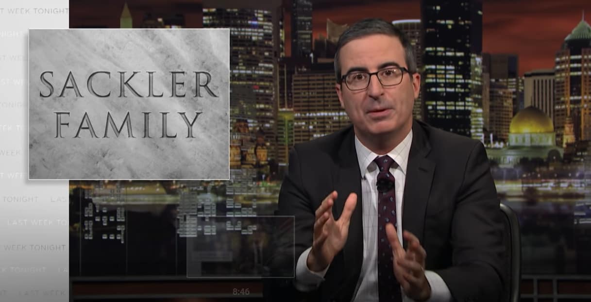 image of John Oliver on TV