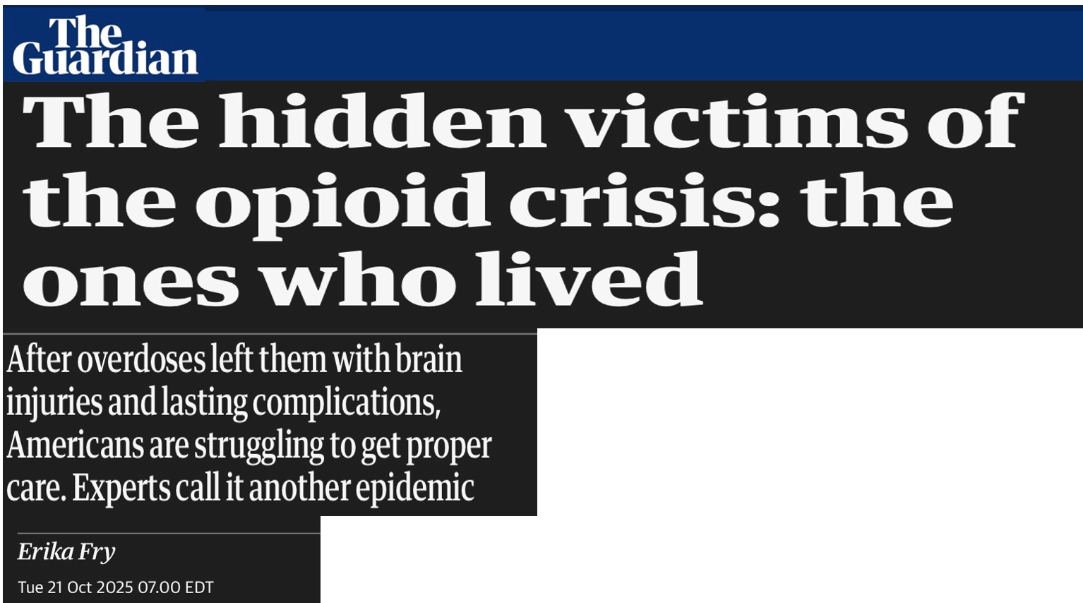 The Guardian headline