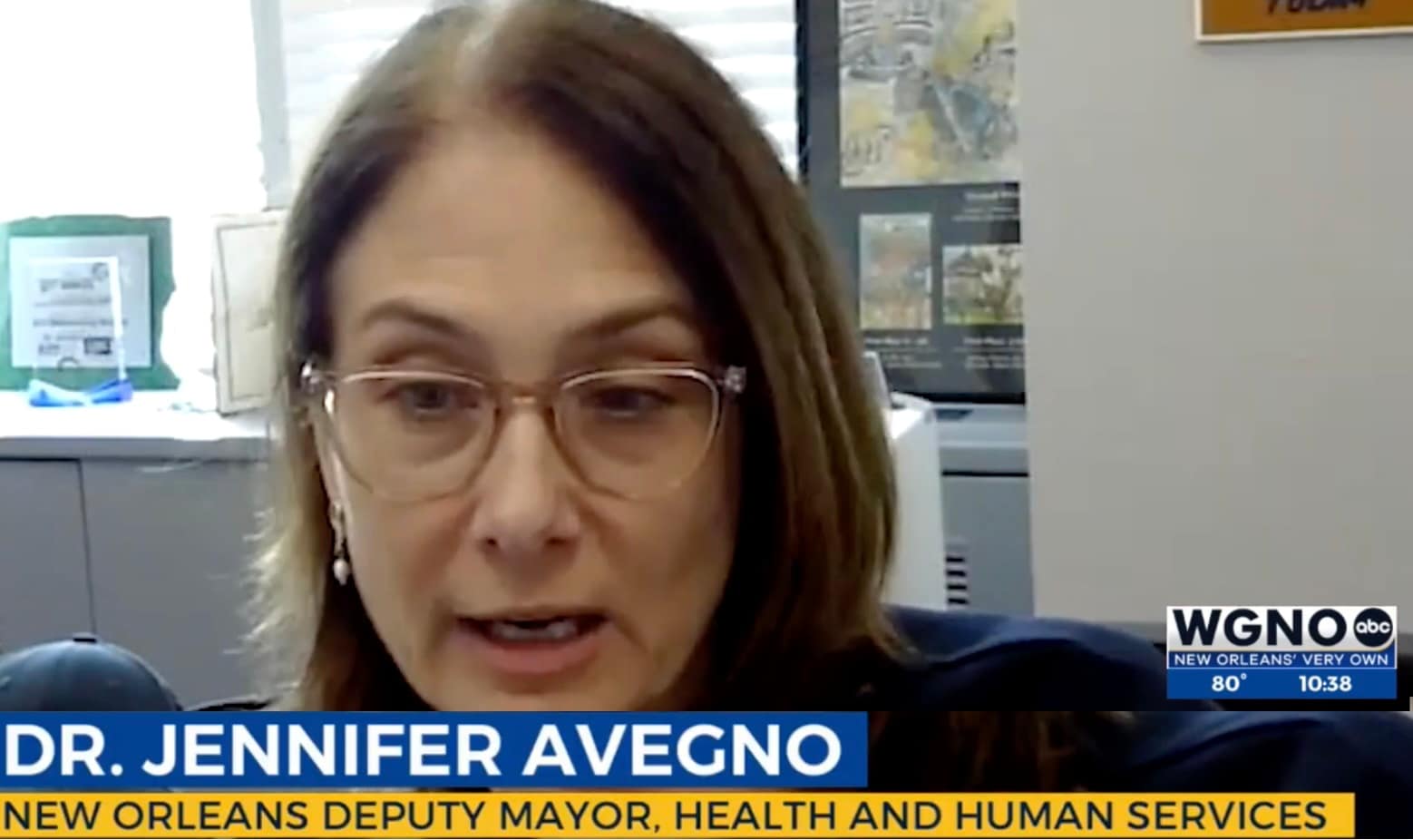 image from a local TV news report on opioid deaths