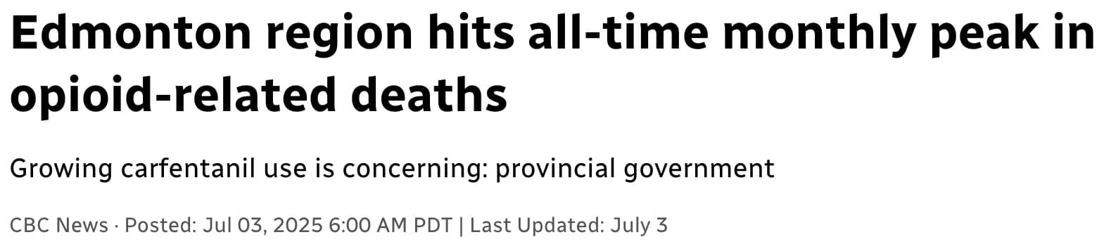 News headline