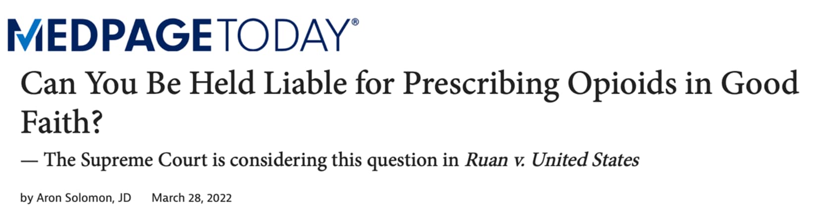MedPage headline