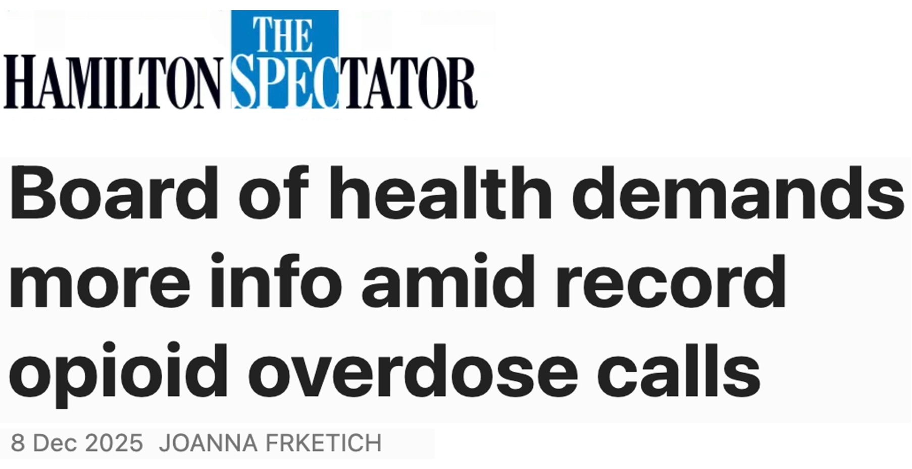 News headline