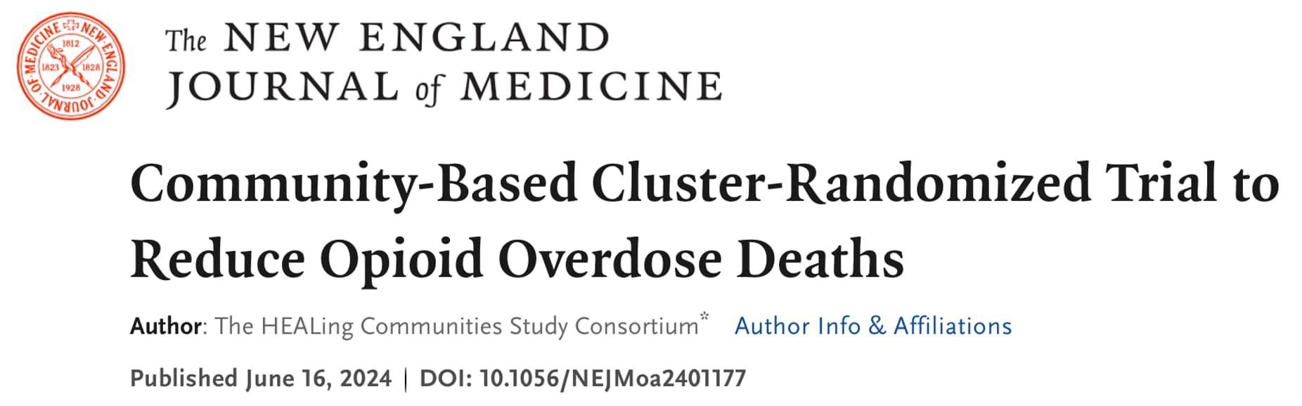 New England Journal of Medicine article title