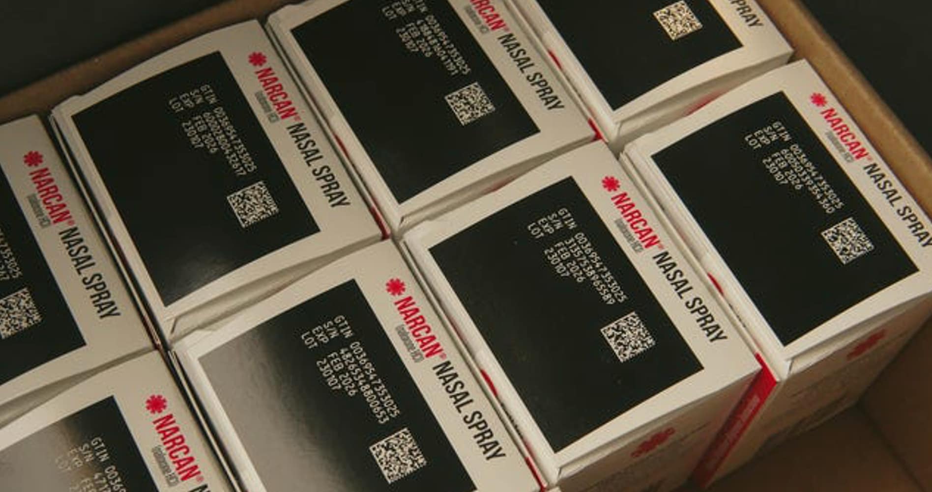 Boxes of Narcan
