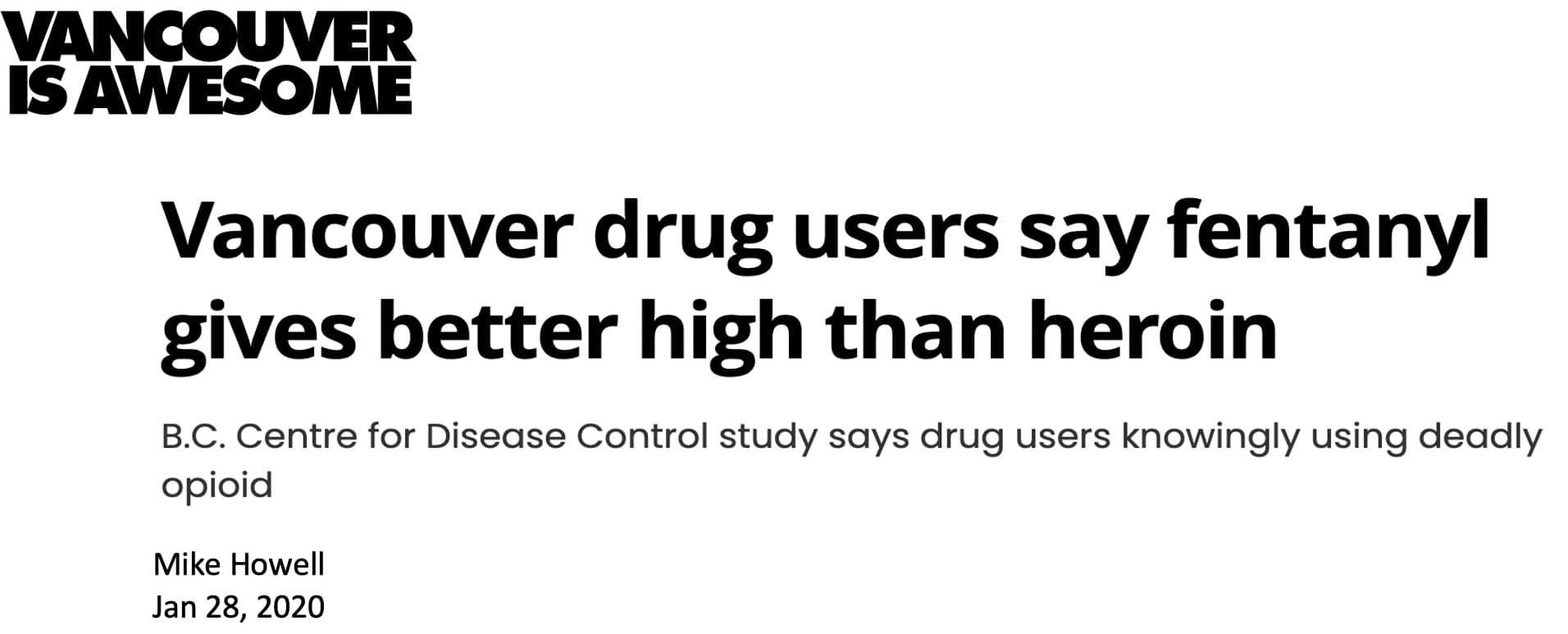 headline