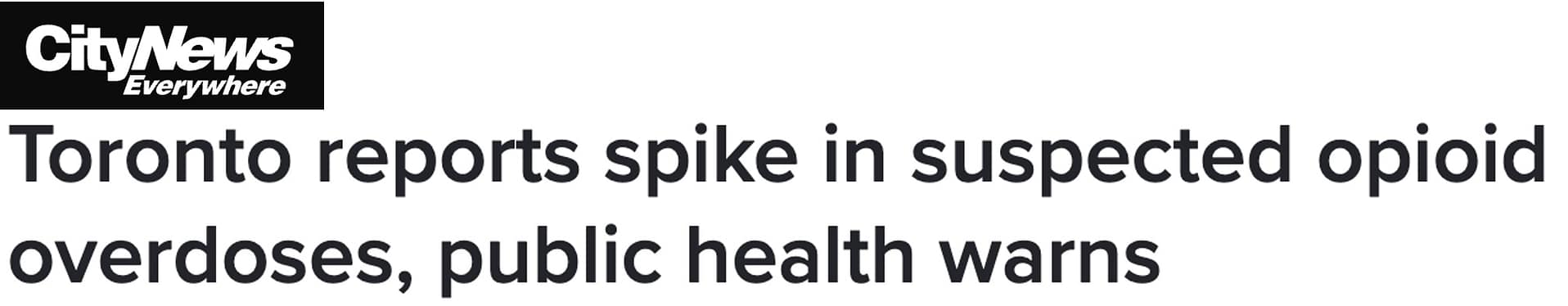 Toronto news headline