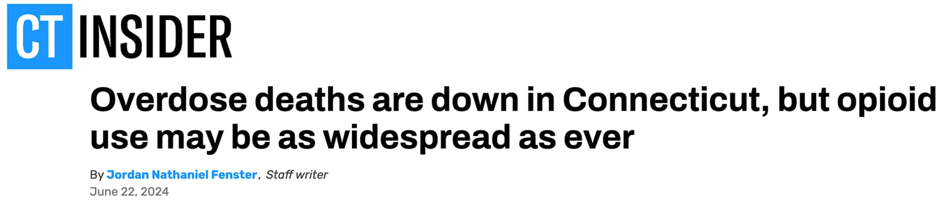 Opioid crisis headline