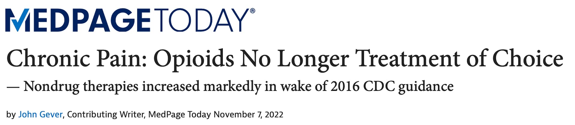 MedPage headline
