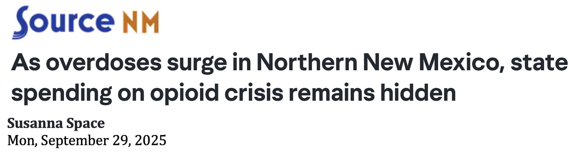 New Mexico news headline