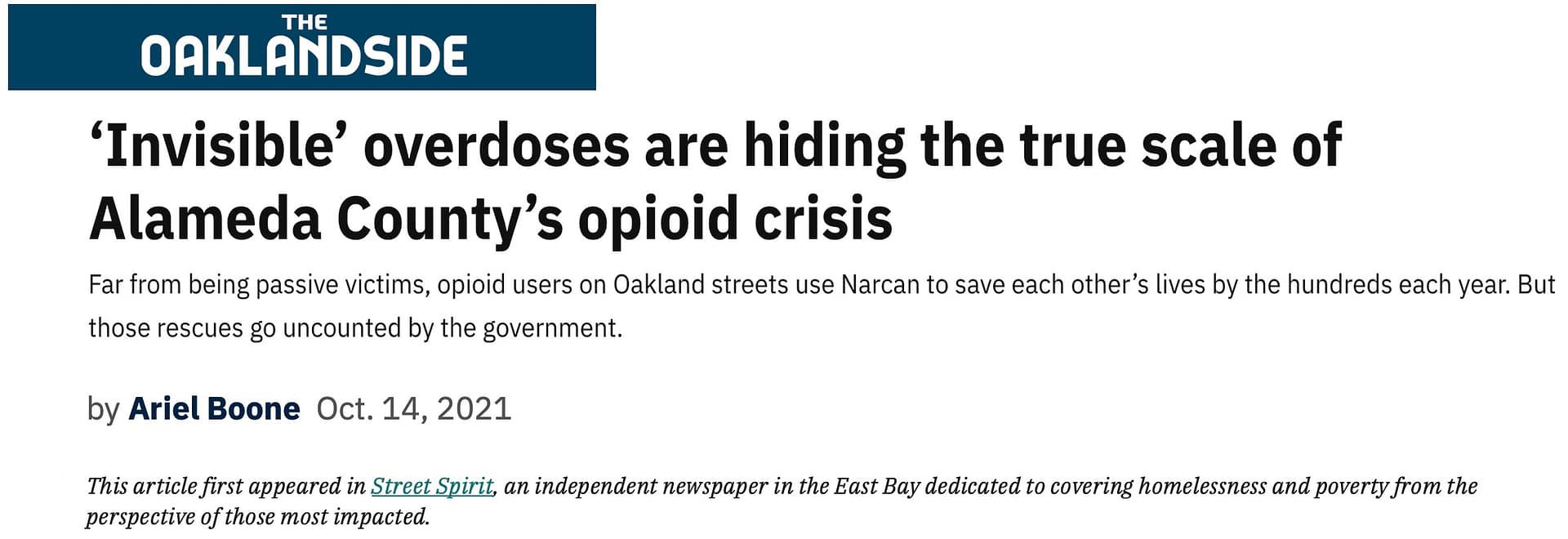 News headline