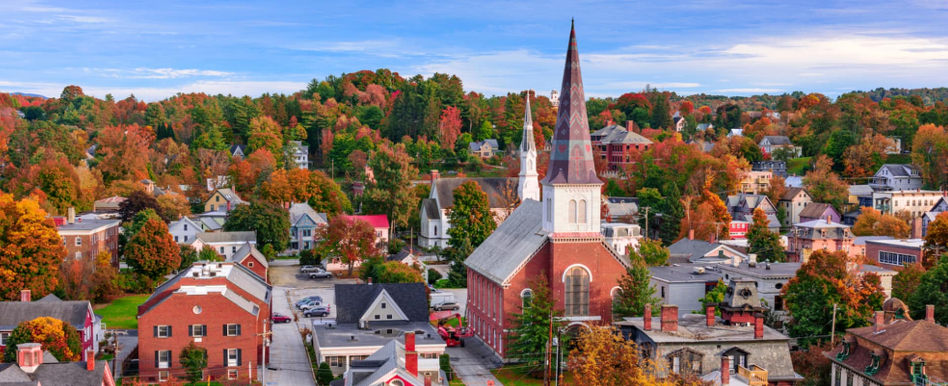 Vermont cityscape