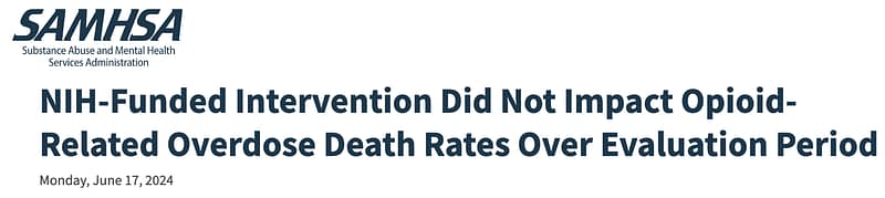 SAMHSA press release title