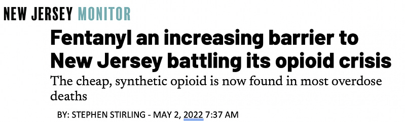 Headline in New Jersey