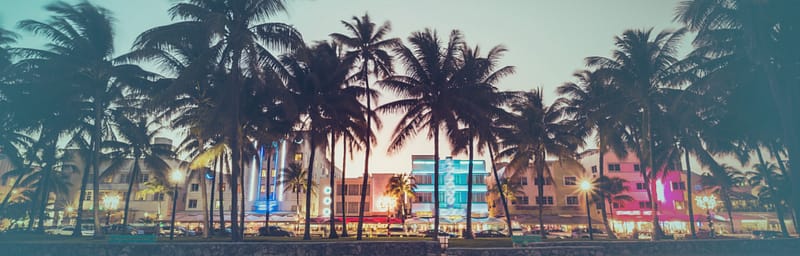 Florida beach landscape