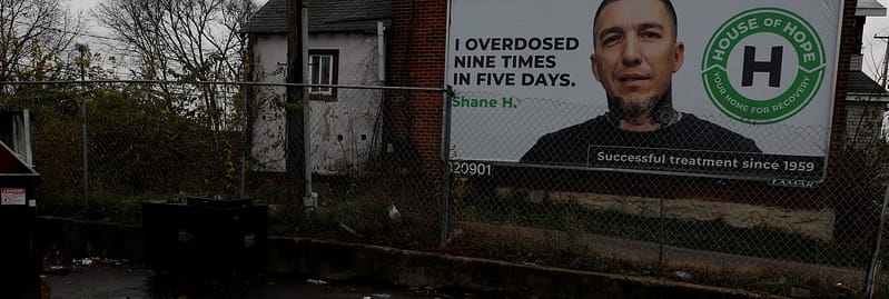 billboard about opioid overdose reversal