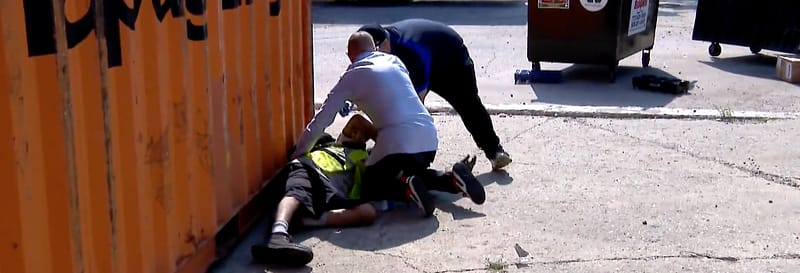 Overdose reversal near a gas station in Chicago