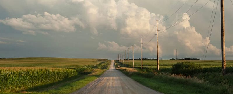 Iowa rural landscape