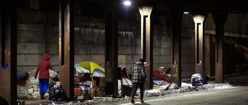 urban homeless camp