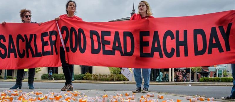 Protests against the Sacklers
