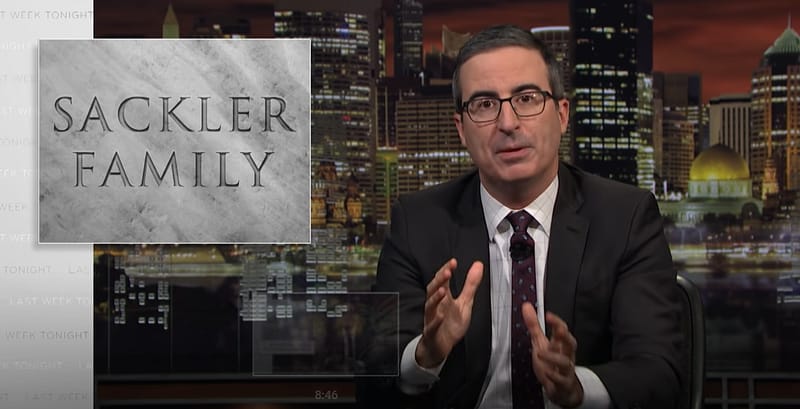 image of John Oliver on TV