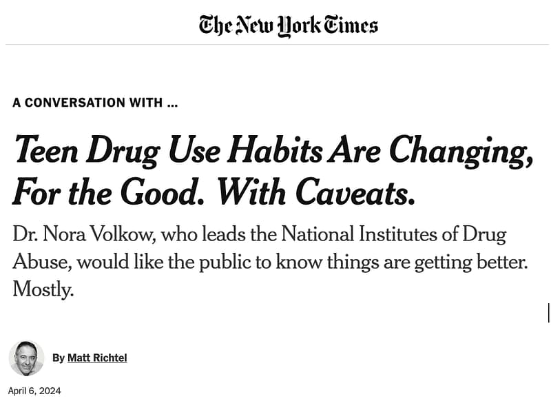 New York Times headline