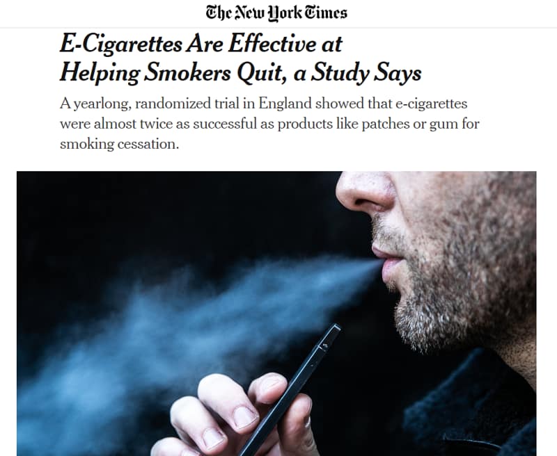 NYTimes Vape article