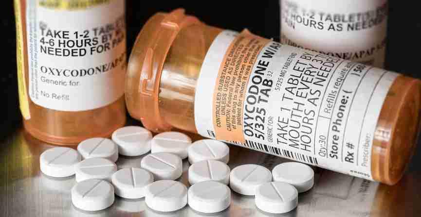 Opioid pill bottles