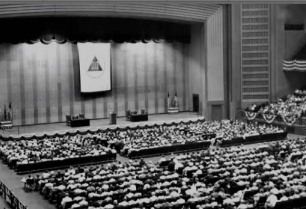 large conference of the religious subculture Alcoholics Anonymous