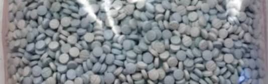 Fentanyl pills in plastic bag