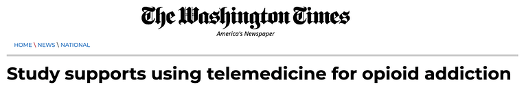 Washington Times headline