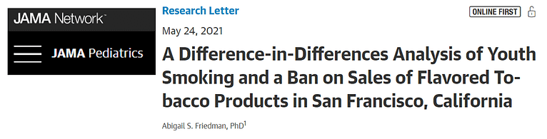 Title of research article on vaping