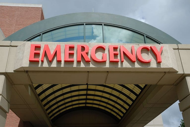 Emergency department entrance
