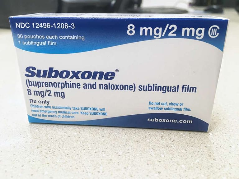 Suboxone in package