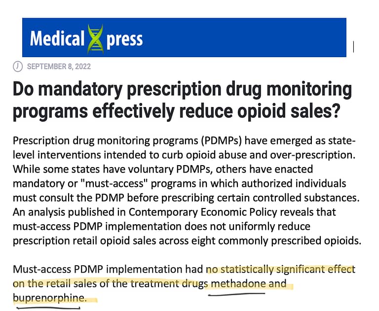 report on opioid prescribing