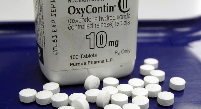 oxycontin pills in bottle