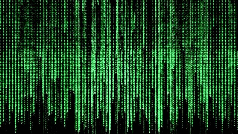 digital image from the movie The Matrix