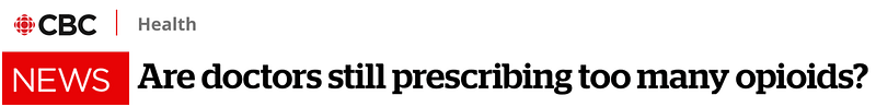 CBC headline